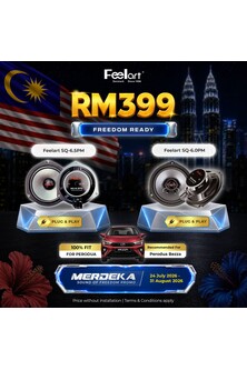 Merdeka 1️⃣ (Feelart SQ-6.5PM + Feelart SQ-6.0PM)